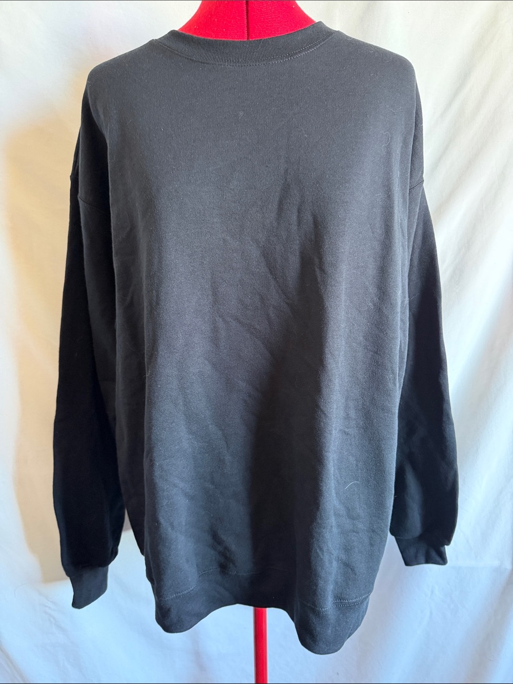Hanes Black Women's Crewneck Sweatshirt